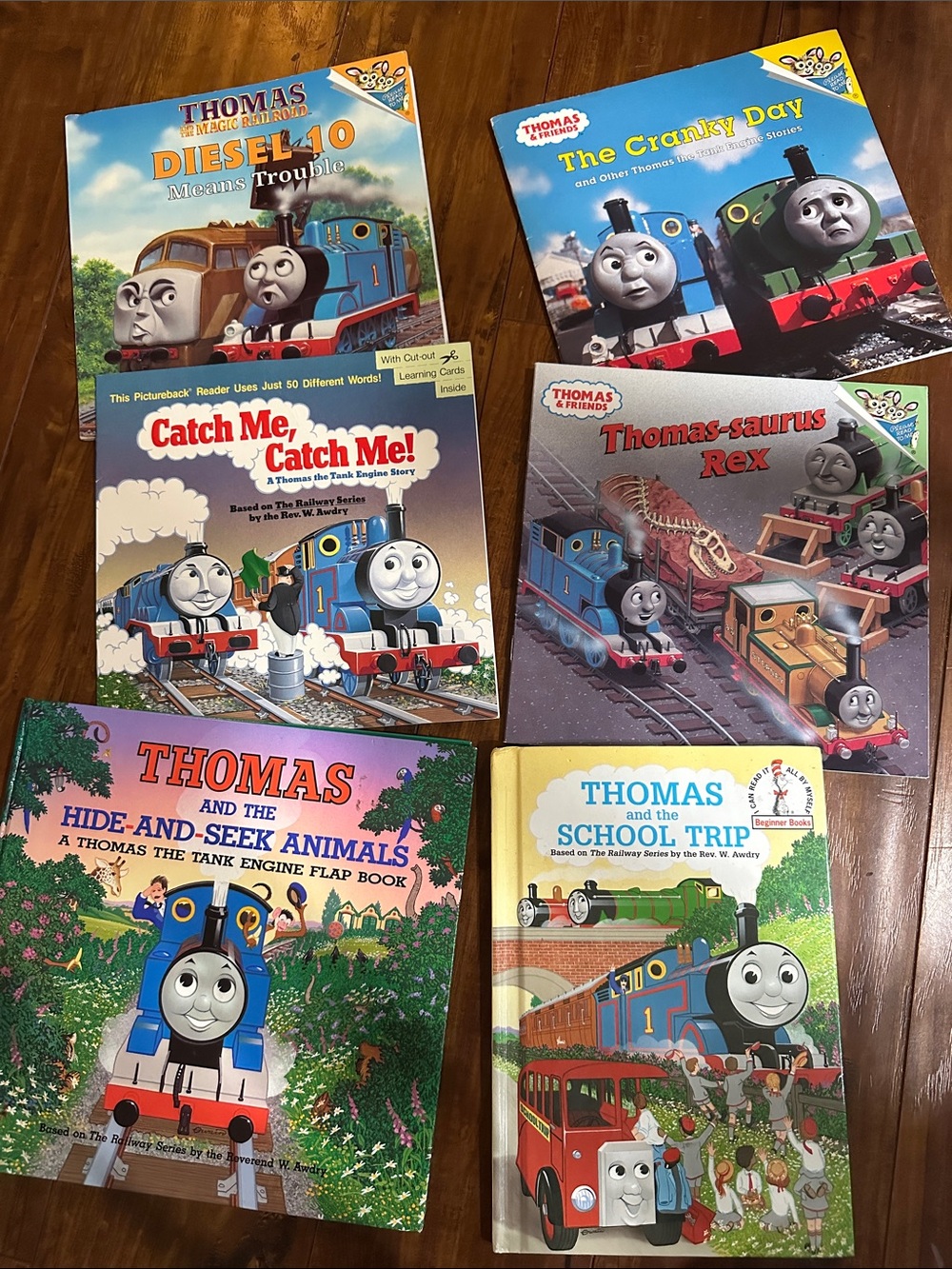 Thomas & Friends Vintage Book Lot 6 1990s 2000s Diesel 10 Thomas-saurus Rex